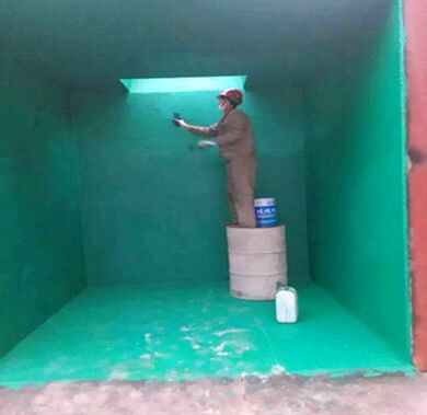 防腐施工現(xiàn)場(chǎng)